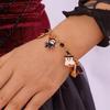 Halloween Funny Pumpkin Ghost Bracelet For Women Black Bat Spider Web Hat Metal Chain Bangles Hip Hop Punk Festival Jewelry Gift