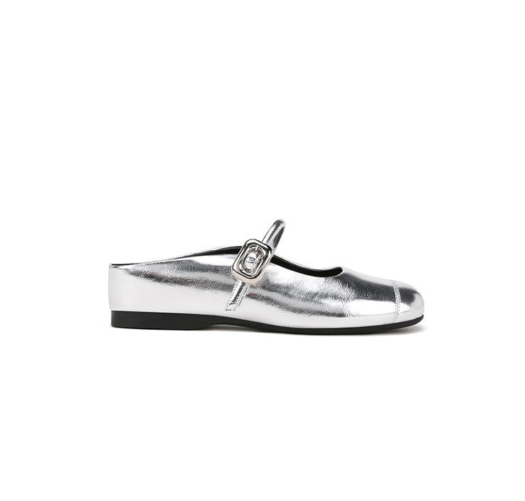 Версия Су Иинь с полуспущенным задником ~ 35 мм внутренняя танкетка и носок Мэри Джейн полушлепанцы женские крутые шлепанцы лето