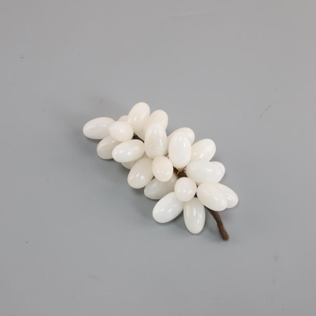 Имитация винограда Фигурка Виноград Нефритовый Виноград Ручная работа Фруктовые Скульптуры Настольные Декоративные Фигурки Аксессуары для Домашнего Декора