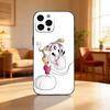 Мультяшный милый чехол D-Diddl для iPhone 17, 16, 15, 14, 13, 12 Plus, Max, мягкий силиконовый, черный