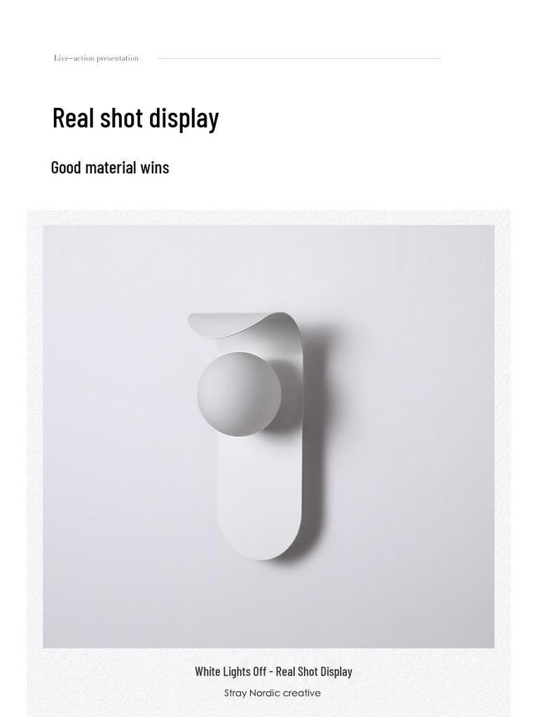 Grand View Modern Minimalist Wall Lamp for Bedroom, Living Room, or Corridor