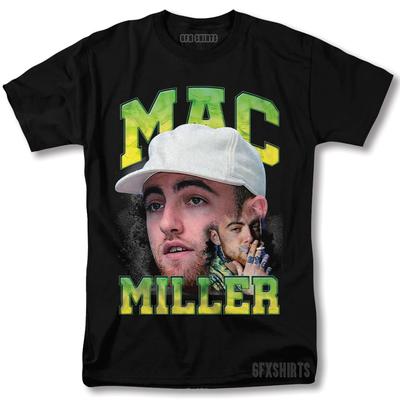 Футболка Mac Miller Концертный Тур Промо Мерч Футболка Винтажный Графический Дизайн Футболка