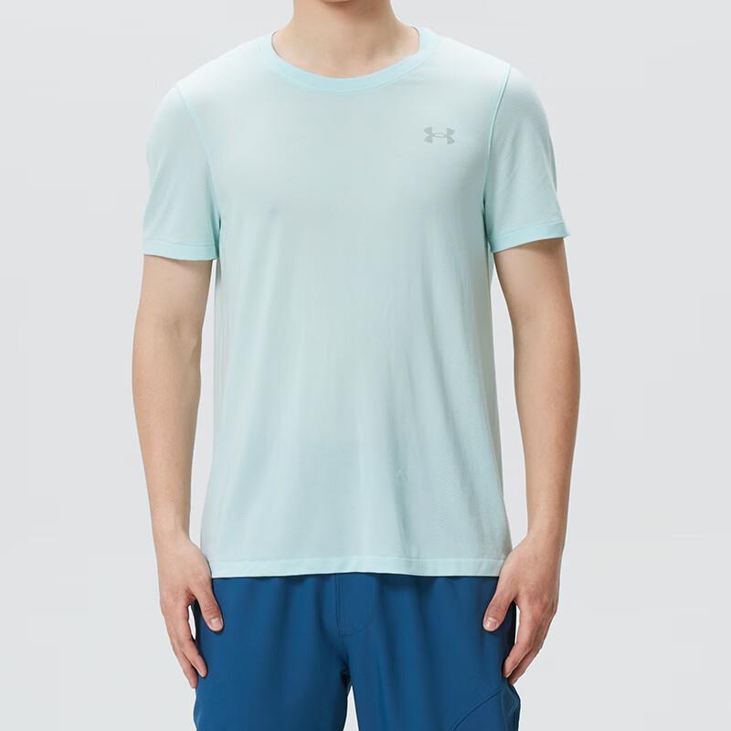 Under Armour Дышащая футболка с круглым вырезом и коротким рукавом для фитнеса Мужские топы 6009520-703