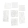 7 Pieces Stencils Reusable Simple Clear Acrylic Pattern Template for DIY Quilting Crafts Embroidery