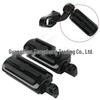 Black Rubber Foot Pegs for Harley Davidson Touring, Dyna, Sportster Series Modification