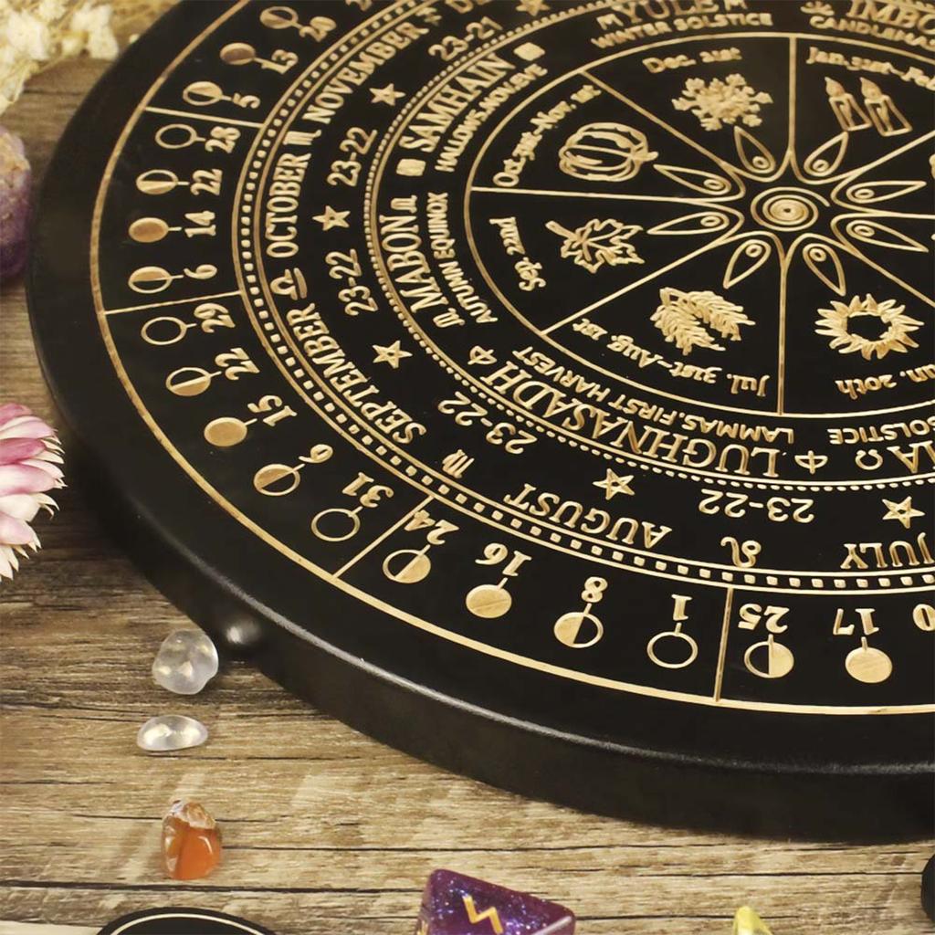 Divination Dowsing Board Metaphysical Message Board Witchcraft Wood Wiccan Decision Making Board Wood Pendulum Board
