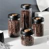 Vacuum Sealed Glass Mason Jars with Lid Coffee Bean Tank Household Food Storage Moisture-proof Air Extraction Airtight Container