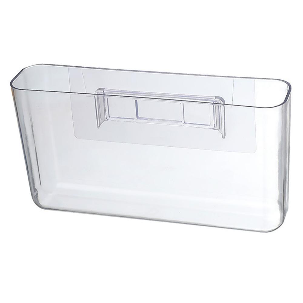 Plastic Wall Remote Holder Easy to Install Wall Phone Holder Adhesive Storage Bin  Bedroom