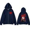 Anime Darling in The Franxx Zero Two Zipper Hoodie Men Women Retro Manga Oversized Streetwear Male Fashion Casual Zip Up Jacket