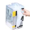 A4 Transparent Plastic Document Storage Box - Dustproof File Organizer