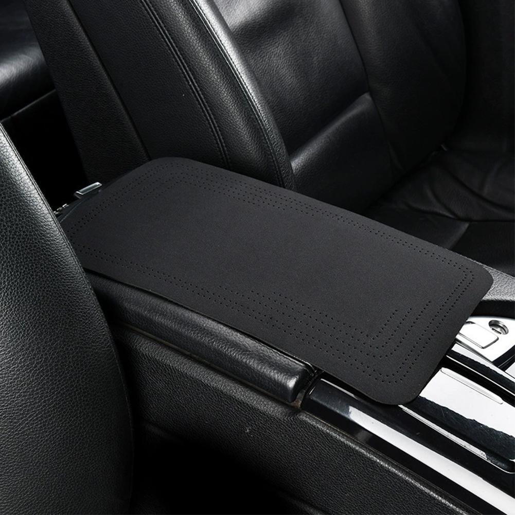Car Suede Armrest Box Pad Car Center Armrest Box Cover Plush All Season Universal Elbow Support Pad