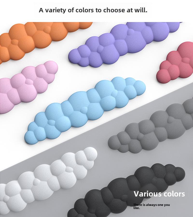 Горячая Распродажа Однотонная Цветная Пеноматериала с Эффектом Памяти Клавиатура Поддержка Запястья Для Набора Настольных Текстов