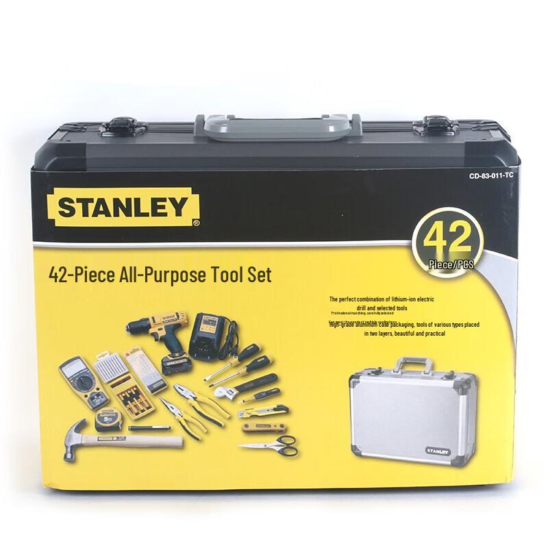 Stanley 42-Piece Home Repair Tool Kit CN plug (adapter included)