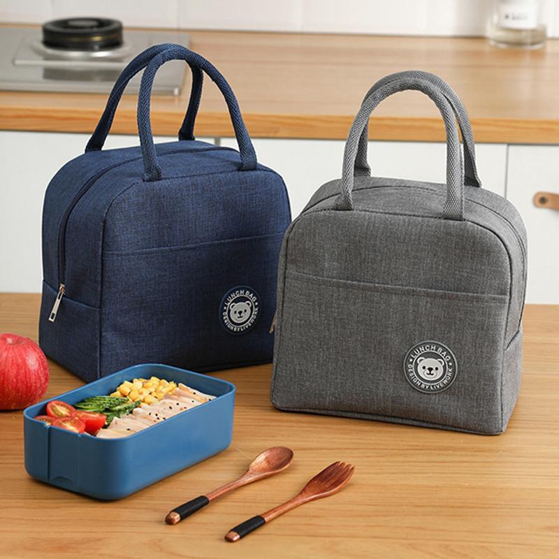 1Pcs Cooler Bag Travel Lunch Box Bag