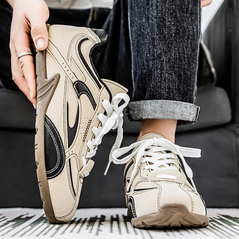 Модная мужская обувь в корейском стиле «Форрест Гамп», удобная, с мягкой подошвой, трендовая и универсальная мужская обувь для путешествий на открытом воздухе