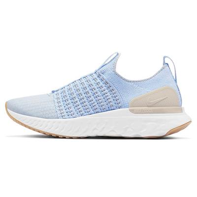 React Phantom Run Flyknit 2 Hydrogen Blue Женские кроссовки Pure-Platinum White CJ0280-400