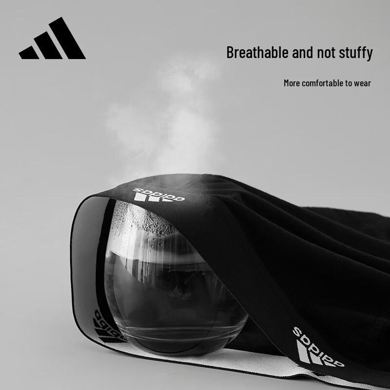 Мужские быстросохнущие хлопковые трусы-боксеры Adidas