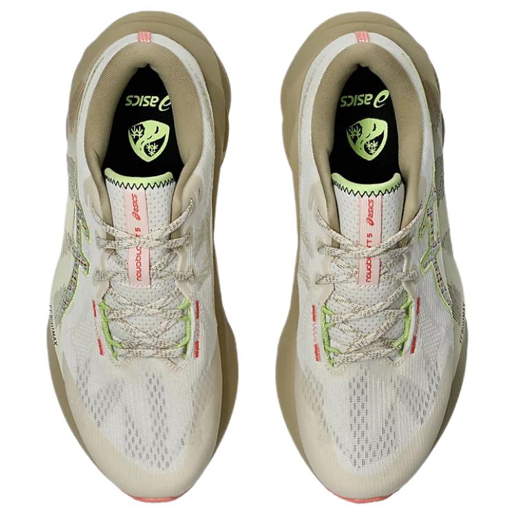 New Asics NOVABLAST 5 Anti Slip Wear Resistant Low Top Running Shoes Women's Beige 1012B809-700