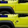Suzuki New Jimny JB64W JB74W Светодиодный боковой указатель поворота Боковой габаритный фонарь Дымчатая линза Крыловой фонарь Чип 3030SMD Высокая яркость Мигающий Оригинальный тип замены