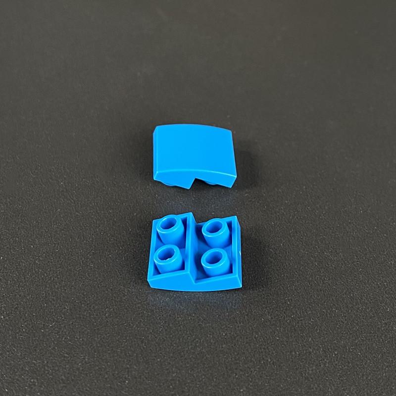 Compatible With 32803 2X2 Reverse Arc Parts Small Particle Assembly Technology Building Block Accessories Parts Moc Spare Parts