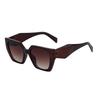 Fashion Cat Eye Wide Glasses Legs Sunglasses Women'S High-End Full-Frame Sunglasses Uv Protection