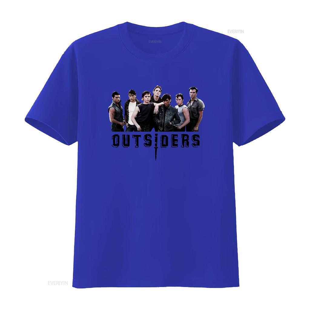 The Outsiders T Shirt 749 Retro White vintage Washed Stretched Soft Unisex Top For Everyday Wear graphic Casual Versatile