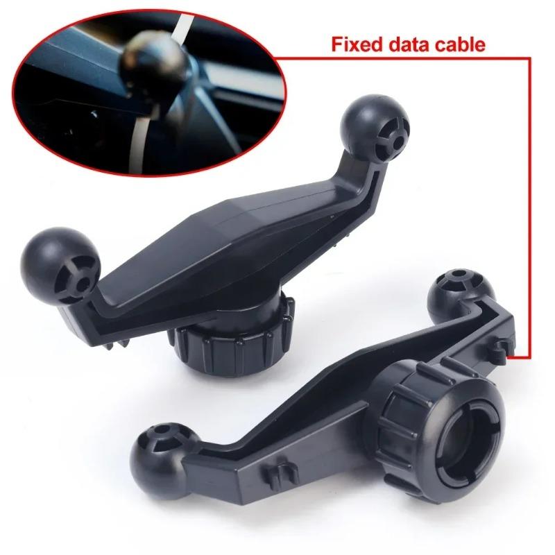 Dual Car Phone Holder Base for 17mm Ball Head Gravity Stand Universal Dashboard Suction Cup Fixed Phone GPS Support Accessories