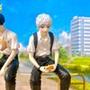 Hikaru 13.5cm/5.31in ga Shinda Natsu Anime Figure Indou Hikaru Action Figure Yoshiki Tsujinaka Figurine PVC Collection Model Toy