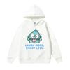 Children's Hoodie Cartoon Fun Sanrio Hangyodon Printed Boys Girls Cute Long Sleeve Tops Comfortable Warm Children's Hoodie