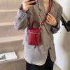 2025 Autumn and Winter New Portable Cigarette Case Bag Small Square Bag Slack Box Bag Mobile Phone Bag One Shoulder Crossbody Small Bag Female