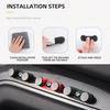New 2025 E90 For BMW Car Sticky Hook USB Cable Double-Hook Organizer Car Accessories For BMW 5 7 X3 X4 X5 X6 F Series F01 F