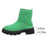 Spring Foreign Trade Large Size Fashion Boots Women's New Elastic Fly-woven Thick-soled Socks Boots Casual Low-tube Martin Boots