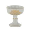 [Hasegawa Buddhist Altars] Buddhist Rice Bowl, Buddhist Altar Utensils, Buddhist Rice Bowl, Buddhist Altar, Rice, Buddhist Rice Bowl, White Gold