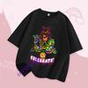 Летняя модная футболка для мальчиков и девочек, детская одежда FNAF, дышащие футболки, детская одежда Five Nights At Freddy, милый топ с коротким рукавом