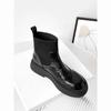 Elastic Thin Boots Socks Boots British Style Thick-soled Martin Boots Women's New Velvet Short Boots In Autumn and Winter 2025