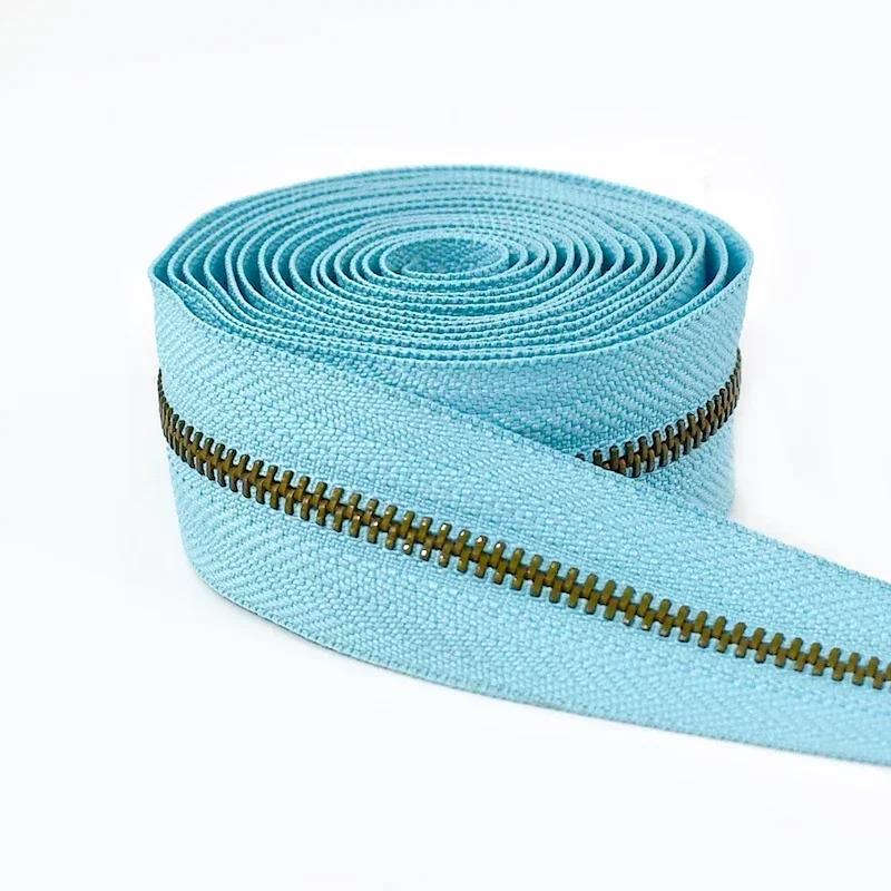 1-10 Ярдов Meetee 3# Металлическая Молния Куртка Декор Молнии Лента Заменить Спиральную Молнию По Метрам Швейная Застежка Молнии Набор для Ремонта Аксессуары