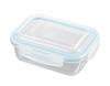 Yoshikawa SJ2531 Locking Glass Storage Gift Wrapping Available 4-Point Container, 640ml,
