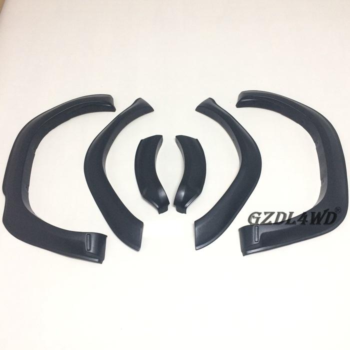 Расширители крыльев DUKE4WD для HILUX REVO: Литой под давлением ПП, АБС-блистер, Модифицированный для пикапа REVO.