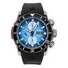 CO-1 Chronograph Rubber Strap Blue Dial Automatic Diver's 01128-3NOCA-BUIDN 500M Men's Watch