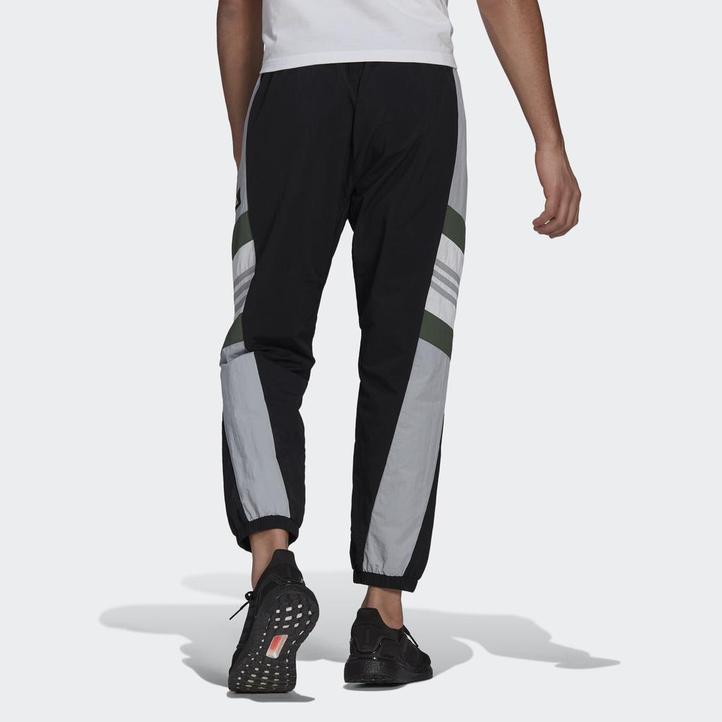 adidas Спортивные брюки с цветными блоками на кнопках, мужские, черные, GU1742