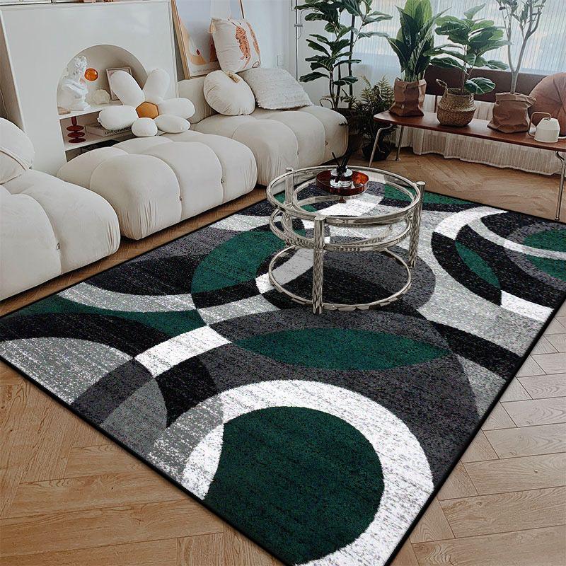 Ковер в скандинавском стиле с линейным узором, большой размер для гостиной, противоскользящий, легко чистится, придверный коврик, мягкий, моющийся, ковер для обеденной зоны