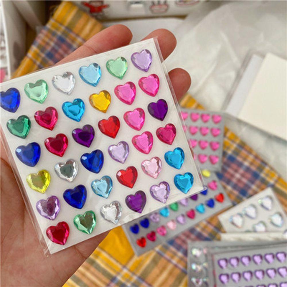 Stickers Beautiful Sticker Toys Heart Stickers 3D Shining Stickers LOVE