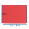 Rectangle 30*40cm Silicone Place Mats Heat Resistant Non Slip Table Mats