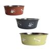 Non-Slip Dog Bowls For Small, Medium, And Large Cats And Dogs Drinking Water Feeding Pet Bowls Stainless Steel Pet Food Bowl Fee