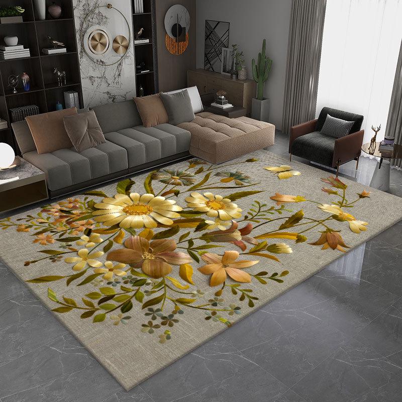 Custom Luxury Printed Carpet for Living Room or Bedroom