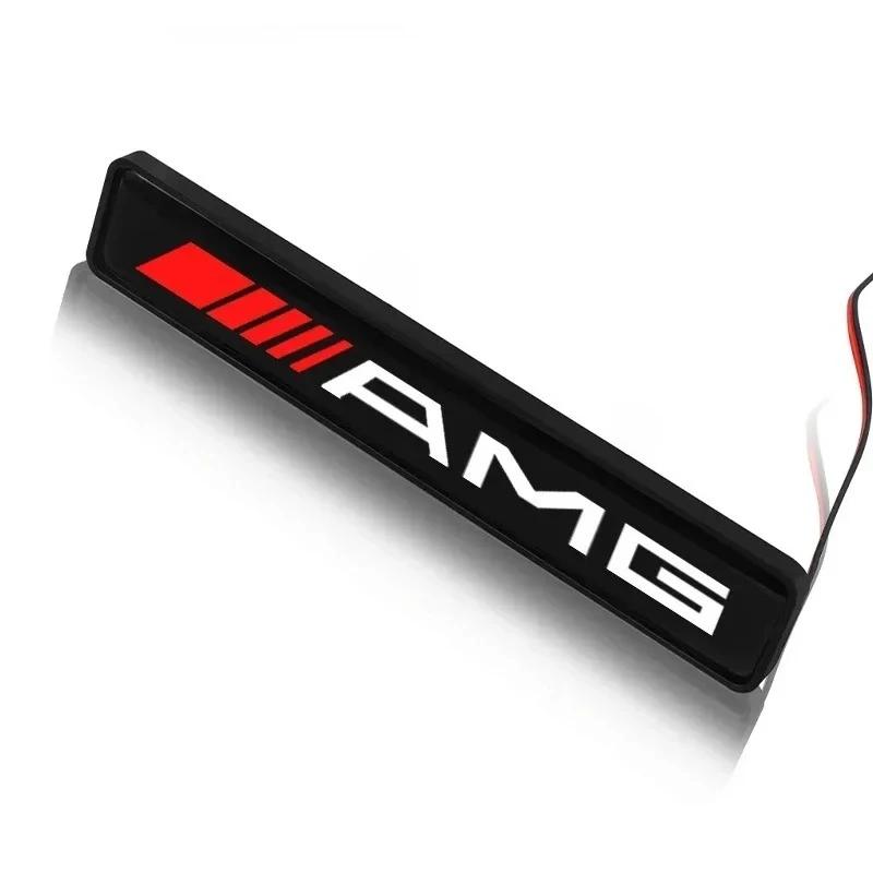 ECD5 2025 Hot Car front grille badge lamp LED logo lamp is suitable for Mercedes-Benz AMG A B C E S CLA GLB GLC GLS GLK CLS class lig