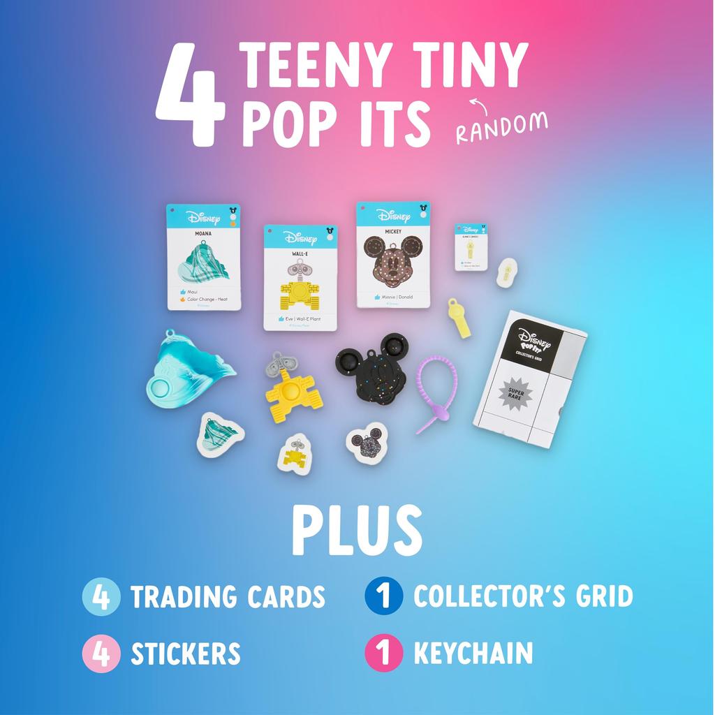 Коллекционные пакеты Pop Pets Disney Edition Mystery Pet. 4 новых питомца в каждом пакете. Всего 14 сюрпризов в каждом пакете Pouch It! - - - -