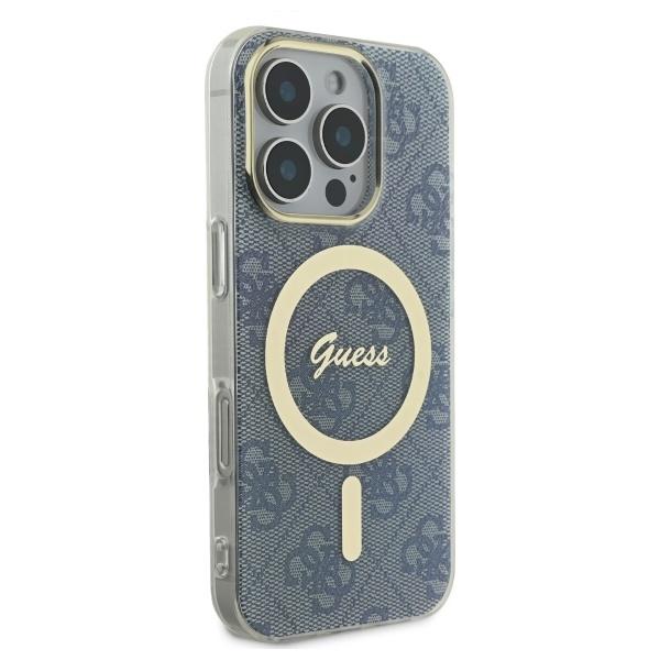 Guess Guhmp16Lh4Stb Iphone 16 Pro6.3 Niebieski/Blue Hardcase Iml 4G Magsafe