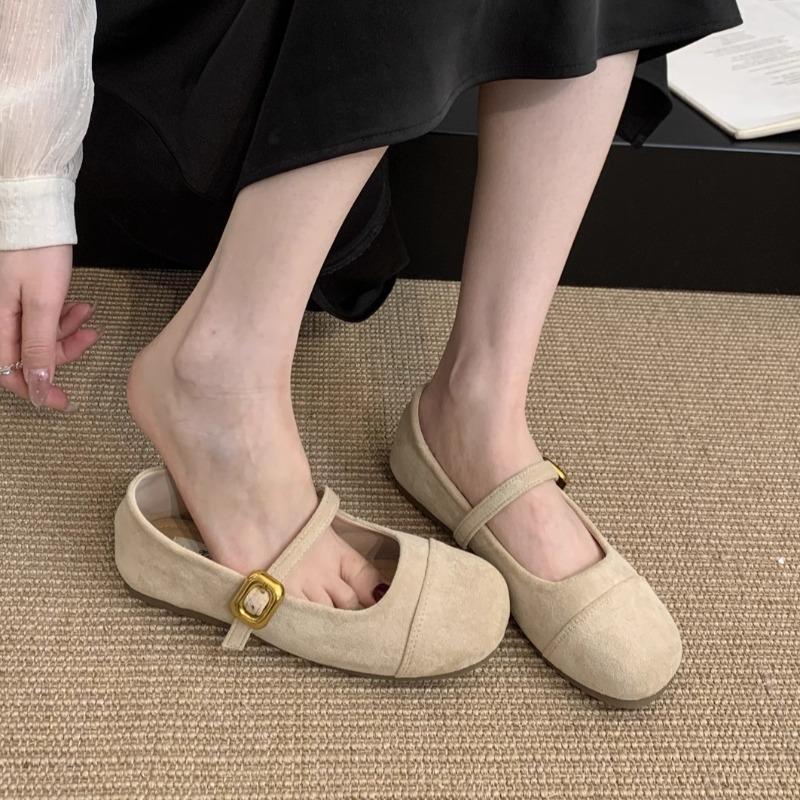 Fashion New Style Retro Mary Jane Shoes for Women Summer Round Toe Woman Flats Cheap High Quality Fashion Comfortable and Elegant Shoes