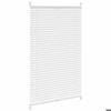 VidaXL Store Plissé Blanc 70x125cm Fenêtre Occultant Tamisant Store Enrouleur 240598